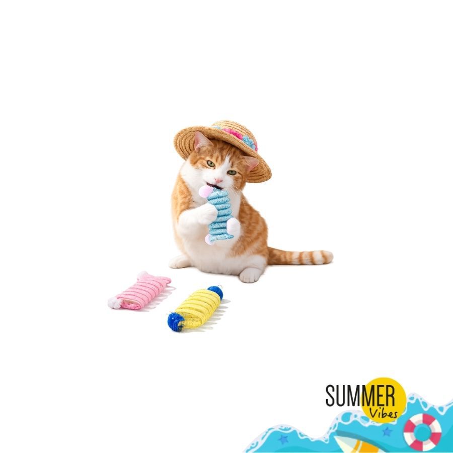 Summer Vibes Pack Muelles Juguete para gatos, , large Imagen numero 7