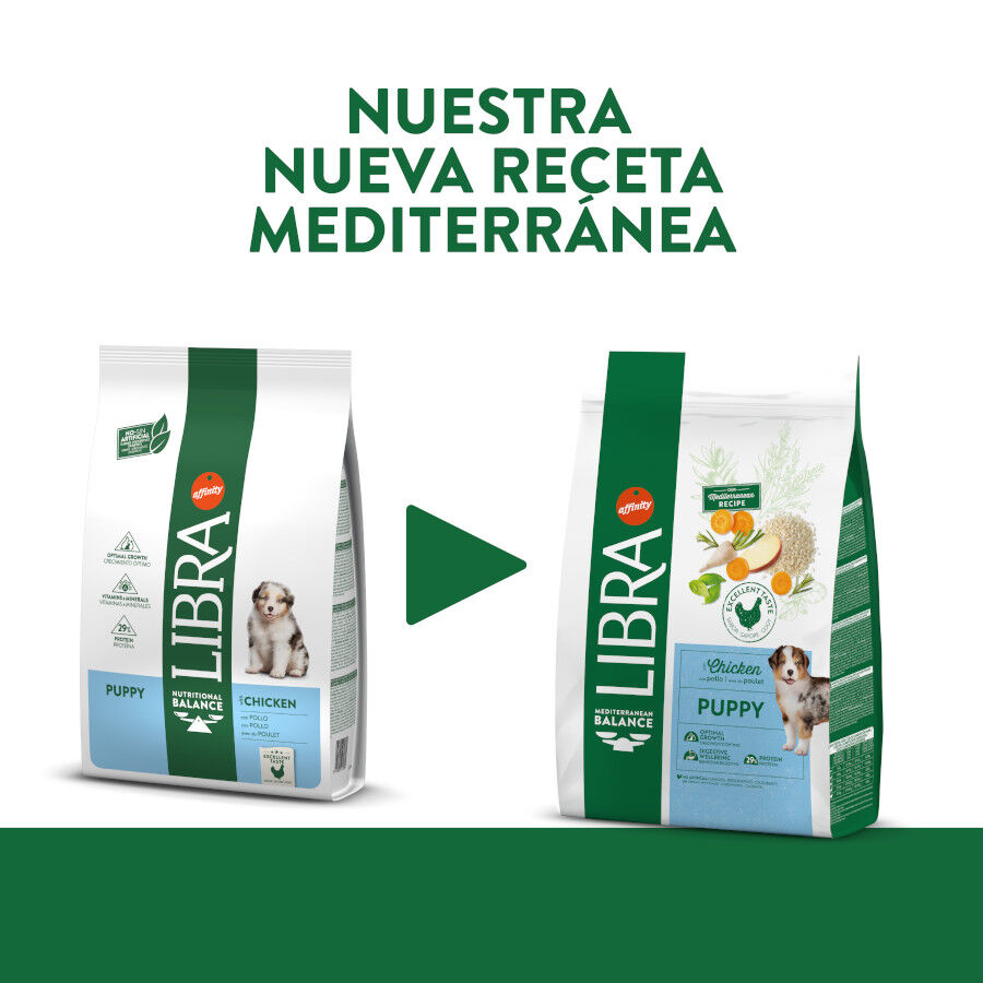 Libra Puppy Pollo y Arroz pienso para perros thumbnail