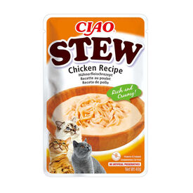 Churu Stew Estofado de Pollo sobre para gatos