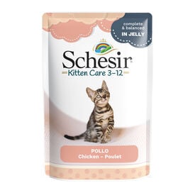 Schesir Kitten pollo sobre para gatitos