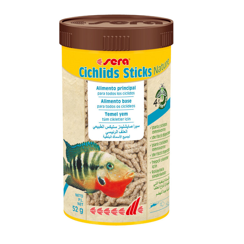 Sera Cichlid Nature Sticks para peces, , large image number null