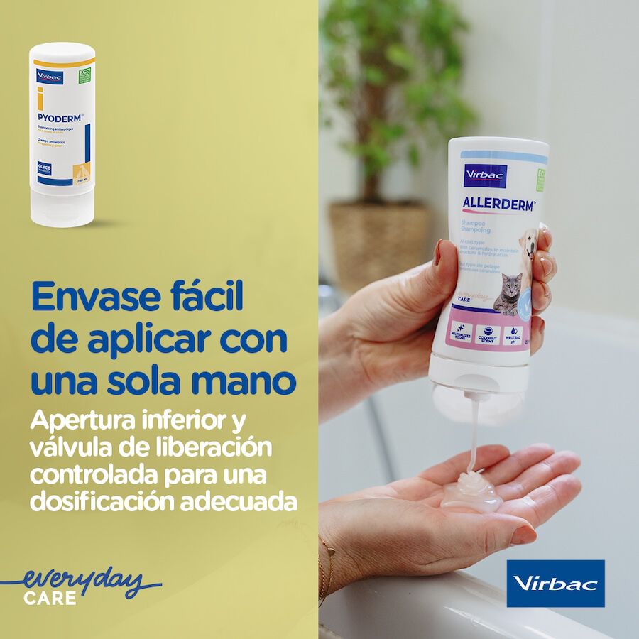 Virbac Pyoderm Champú Antiséptico Dermatológico para perros thumbnail