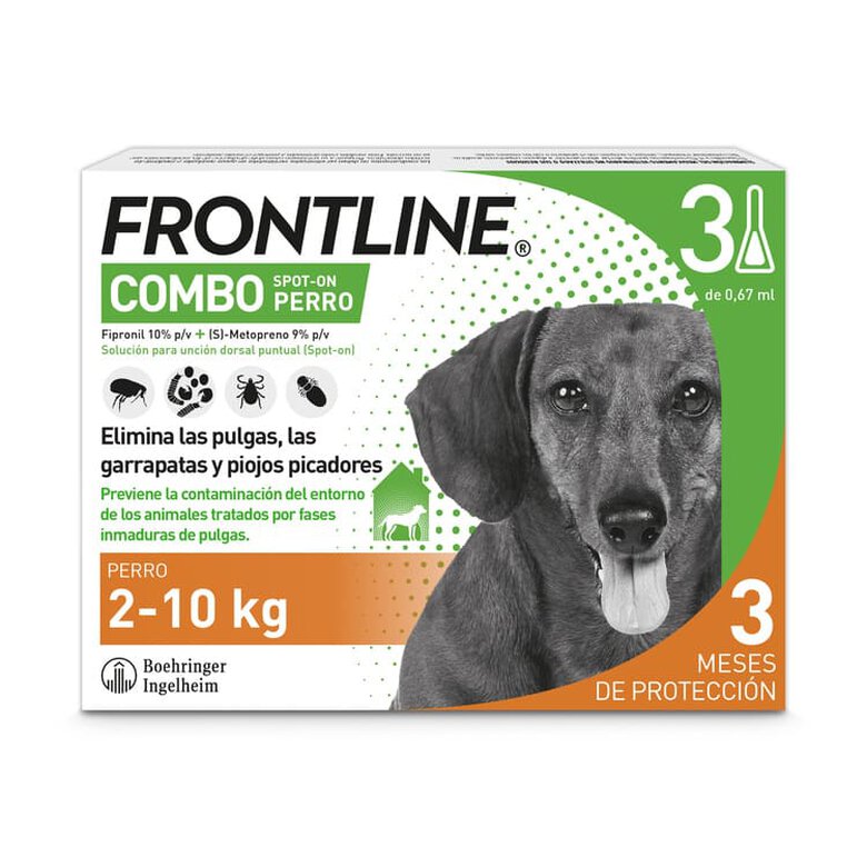 Frontline Combo Pipetas Antiparasitarias para perros pequeños, , large image number null