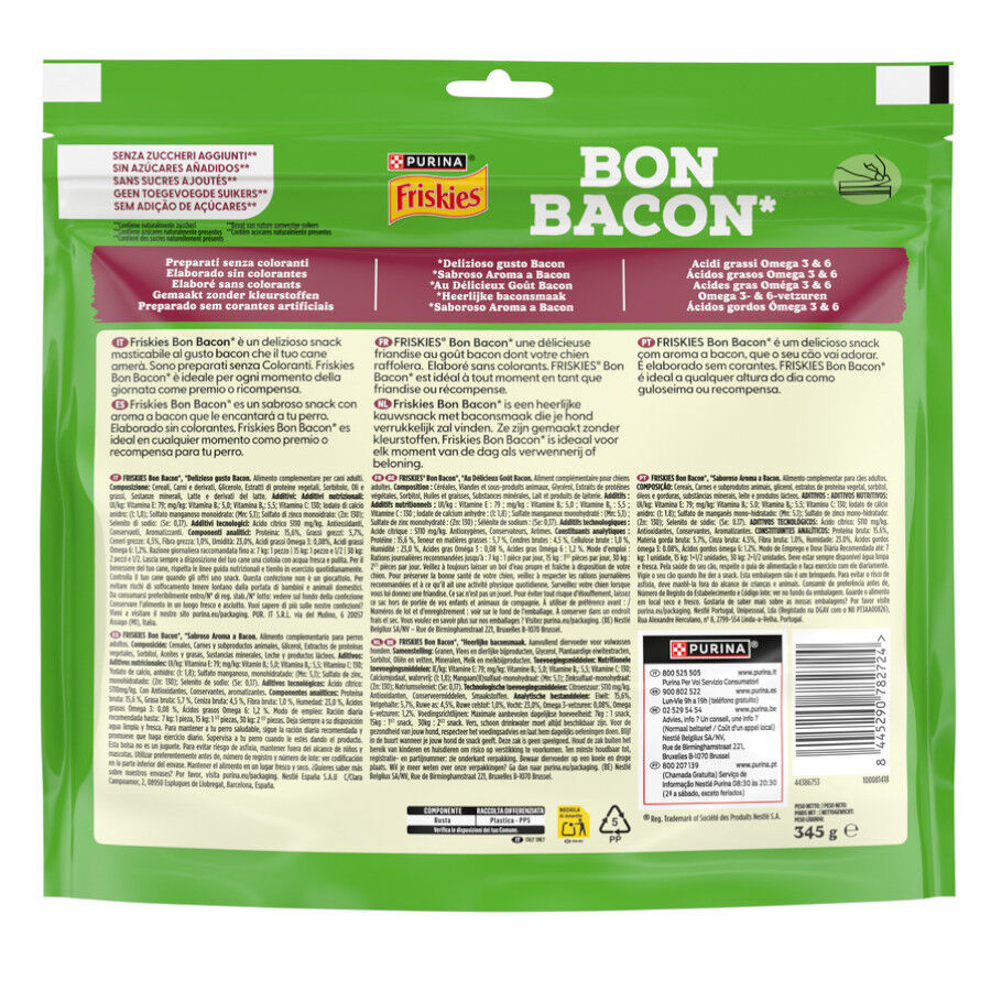 345 g Friskies Bon Bacon para perros, , large Imagen numero 4