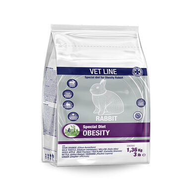 Cunipic Vet Line Obesity Heno Silvestre para conejos