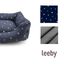 Leeby Cuna Desenfundable Azul con Puntos para perros, , large indicador imagen numero 3