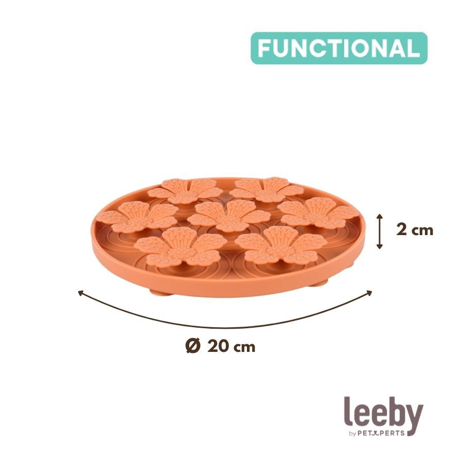 Leeby Alfombrilla de Lamer Forma Flor para perros y gatos, , large Imagen numero 4