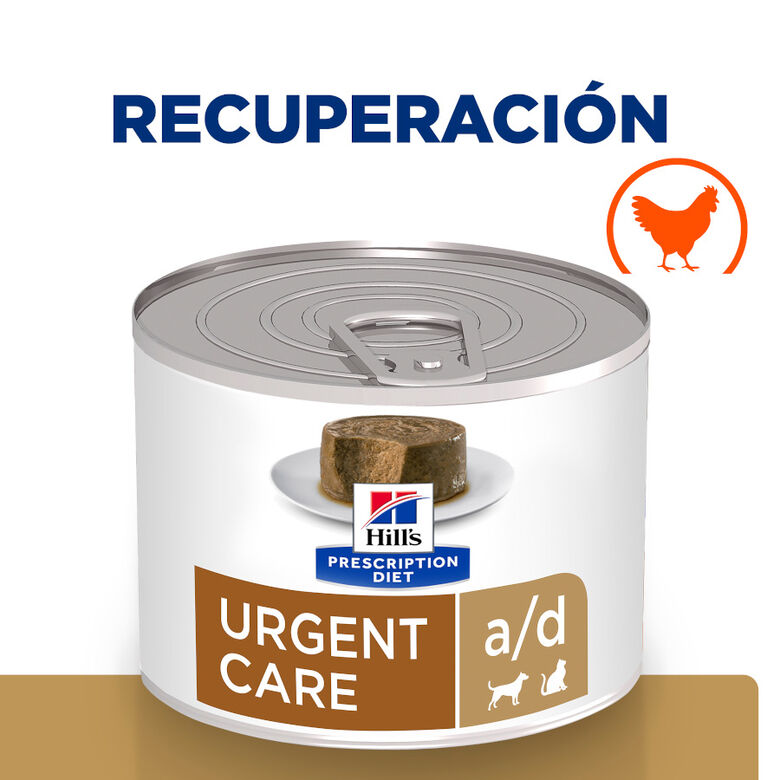 Hill&#039;s Prescription Diet Urgent Care a/d Mousse de Pollo lata para perros y gatos thumbnail