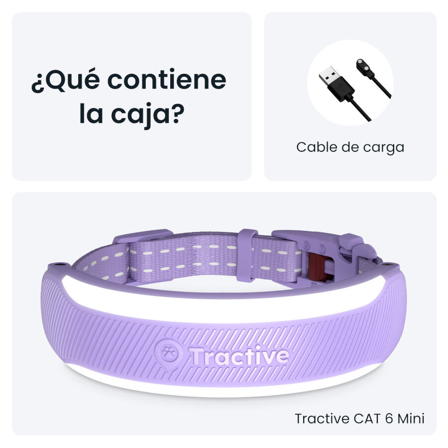 Tractive Cat 6 Mini Lavanda GPS para gatos, , large Imagen numero 7