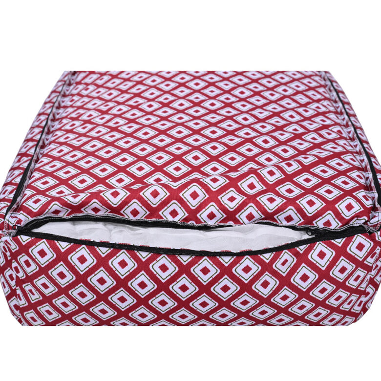Leeby cama impermeable roja para perros thumbnail