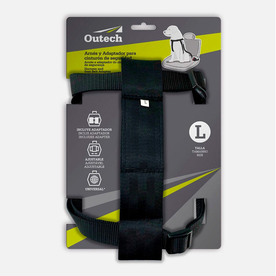 Outech Arn&eacute;s y Adaptador de cintur&oacute;n de seguridad para perros peque&ntilde;os, , large Imagen numero 2