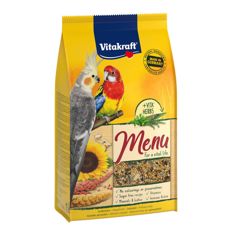 Vitakraft Menú Premium Mixtura de Semillas para cotorras