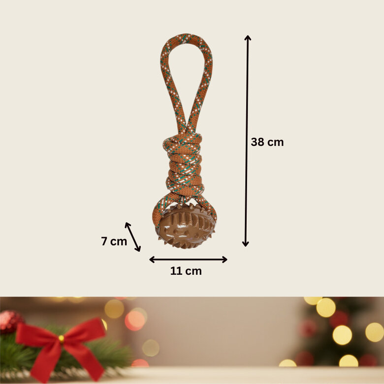 Wonder Christmas Juguete de Cuerda y Mordedor Navideño para perros,  Imagen numero 4 Wonder Christmas Juguete de Cuerda y Mordedor Navideño para perros, , large Imagen numero 4