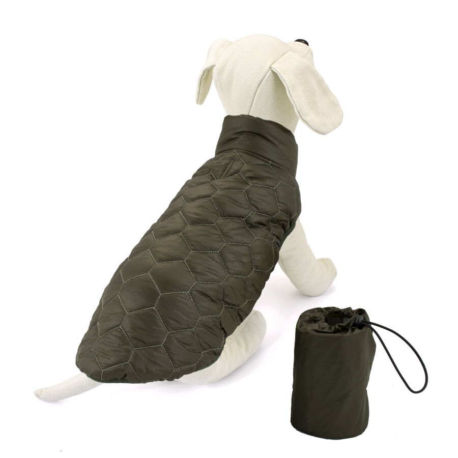 Outech Abrigo Verde de Plumas para perros thumbnail