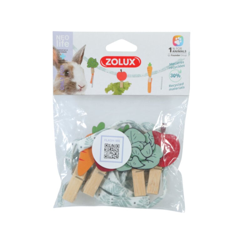Zolux Neolife Guirnalda de Aperitivos para conejos,  Imagen numero 1 Zolux Neolife Guirnalda de Aperitivos para conejos, , large Imagen numero 1