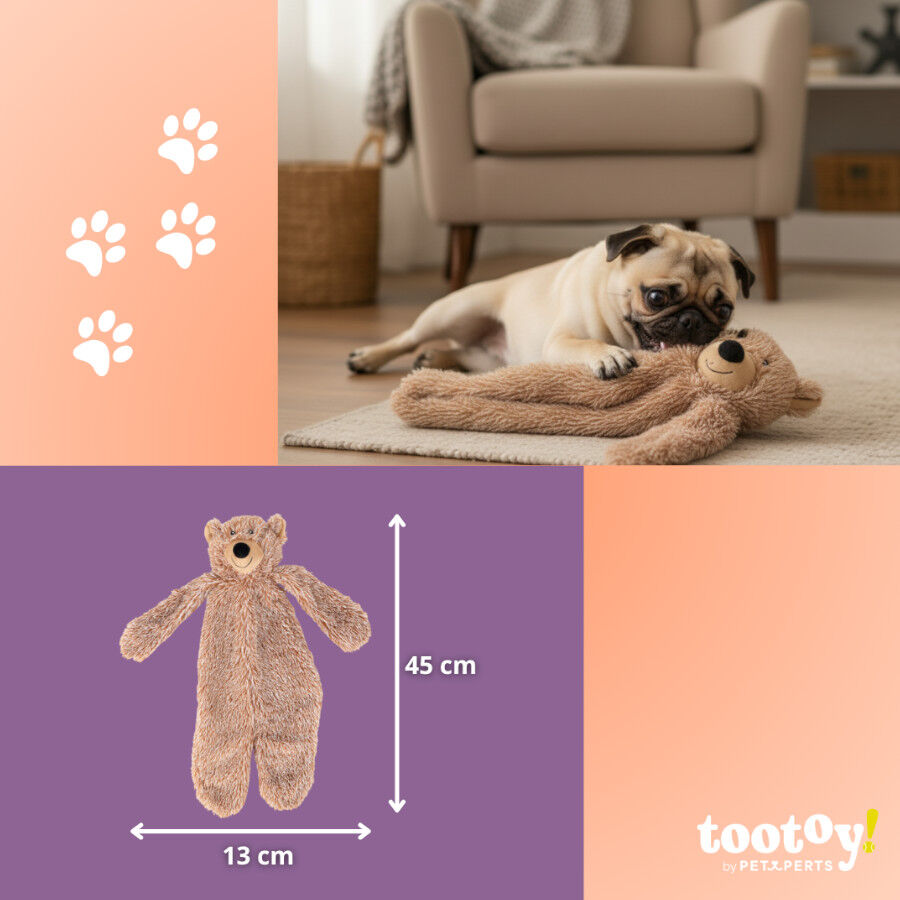 Tootoy! Oso de Peluche con Sonido para perros, , large Imagen numero 4