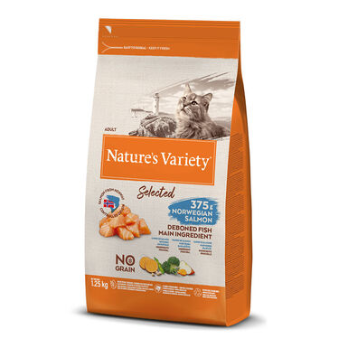 Nature's Variety Selected Adult Salmón Noruego pienso para gatos