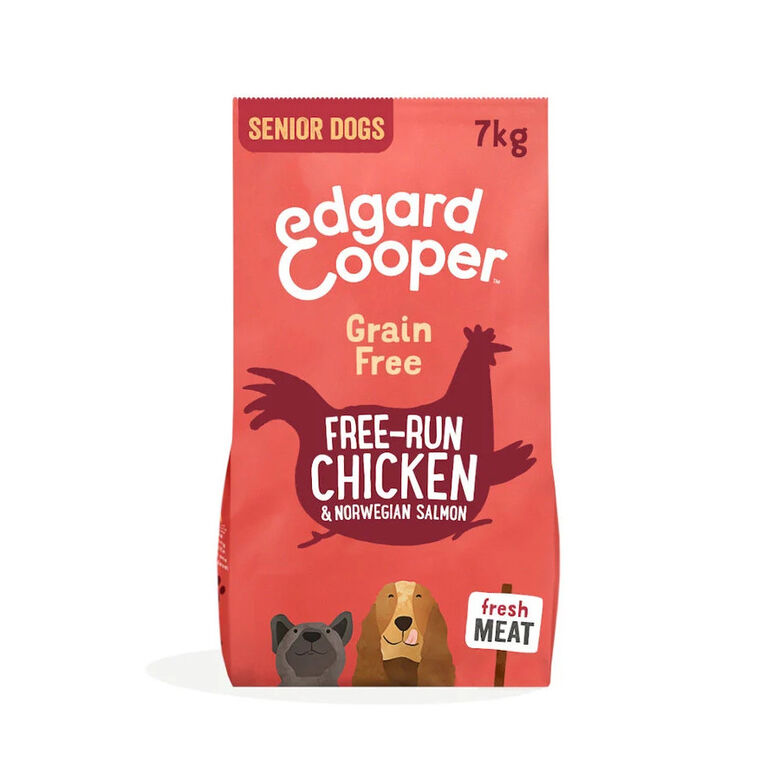 Edgard &amp; Cooper Senior Salmón Noruego y Pollo pienso para perros thumbnail