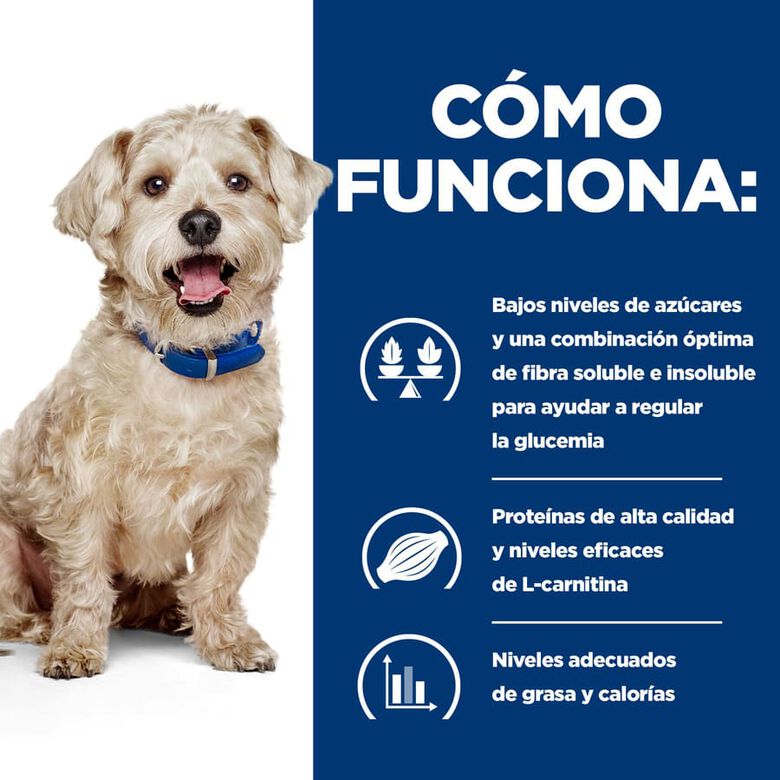 Hill&#039;s Prescription Diet Diabetes Care w/d Pollo pienso para perros thumbnail