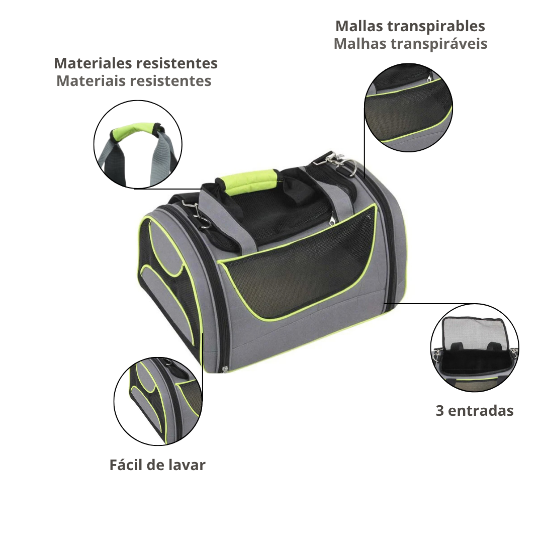 Outech Carrier Chicago bolso Transport&iacute;n para perros y gatos, , large Imagen numero 5