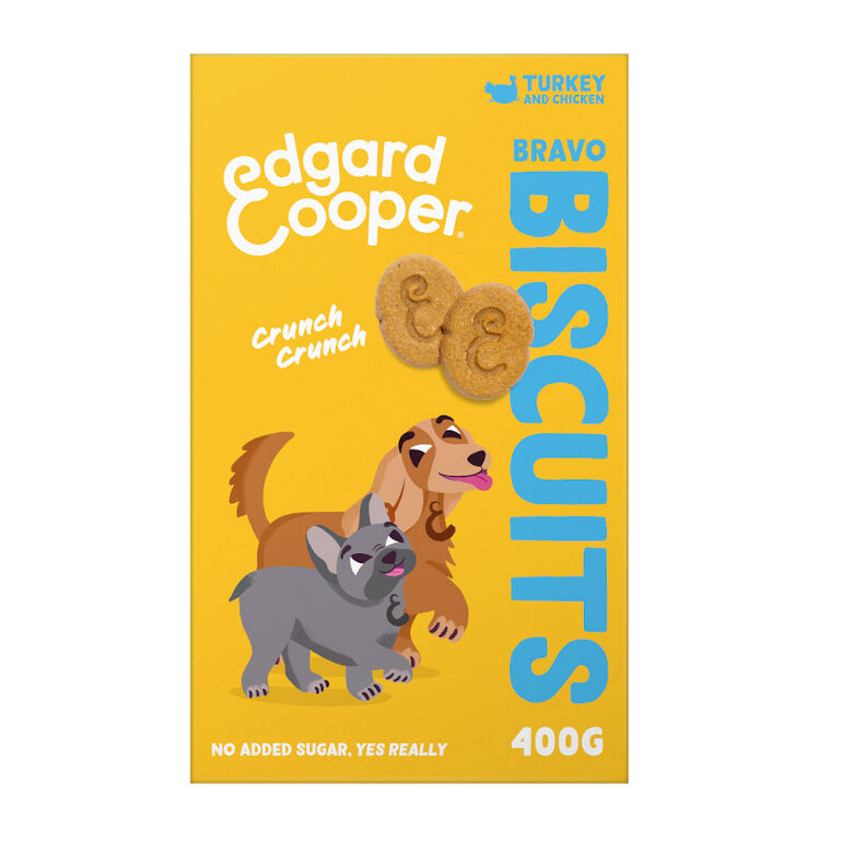 Edgard &amp; Cooper Galletas de Pavo snack para perros thumbnail