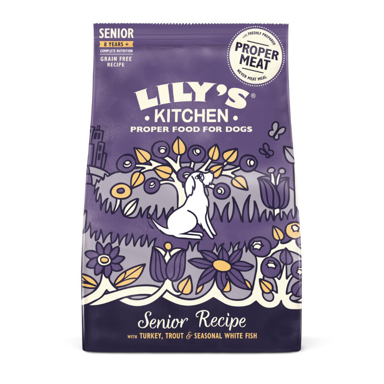 Lily's Kitchen Adult +8 Pavo y Trucha pienso para perros, , large image number null