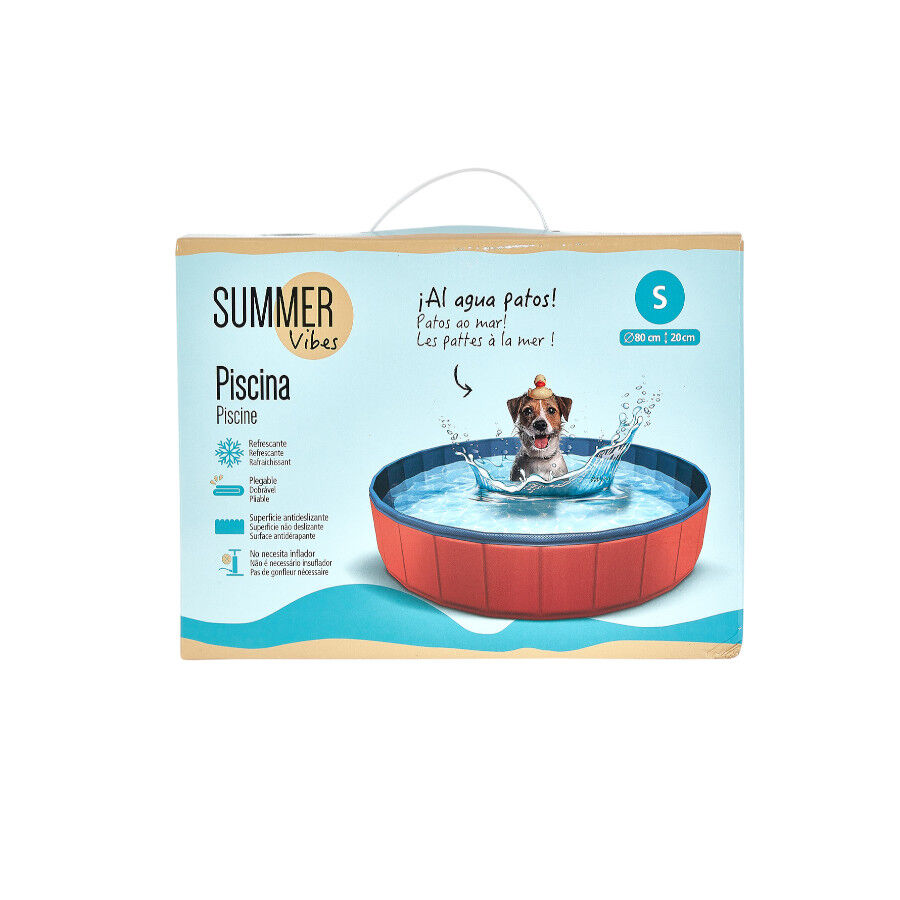 Summer Vibes Piscina Roja para perros, , large Imagen numero 5
