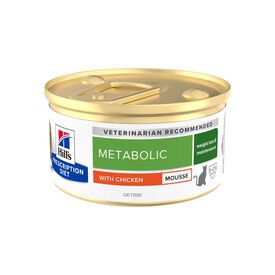 Hill's Prescription Diet Metabolic Mousse de Pollo lata para gatos