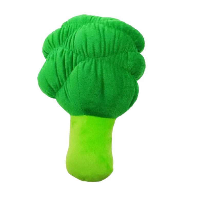 Tootoy! Comfort Healthy Broccoli Cuddler peluche con sonido para perros,  Imagen numero 1 Tootoy! Comfort Healthy Broccoli Cuddler peluche con sonido para perros, , large Imagen numero 1