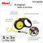 Flexi Neon Reflect Correa de Cordón Extensible Amarilla para perros, , large indicador imagen numero 2