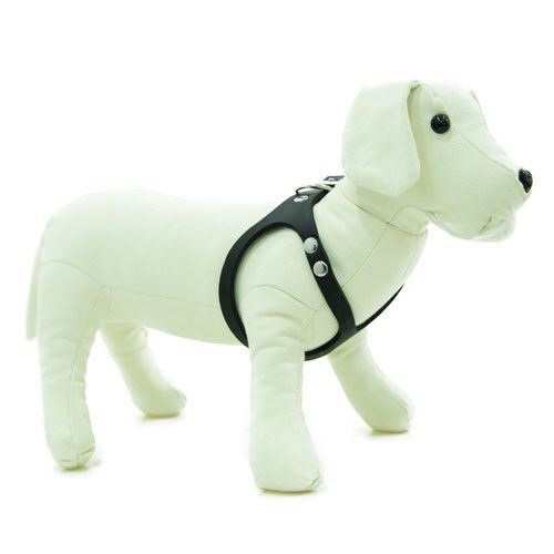 TK-Pet Royale negro arn&eacute;s de cuero para perros Imagen numero 1