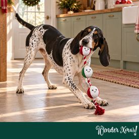Wonder Christmas Cuerda y Cascabel Juguete para perros