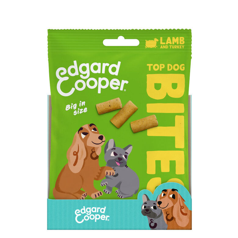 Edgard &amp; Cooper Bocaditos Grande de Cordero y Pavo para perros thumbnail
