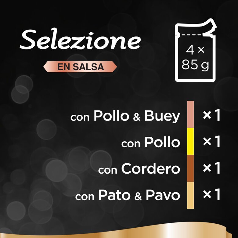 4 sobres x 85 g Sheba Selezione Carnes Salsa en Bolsita para Gatos ,  Imagen numero 2 4 sobres x 85 g Sheba Selezione Carnes Salsa en Bolsita para Gatos , , large Imagen numero 2