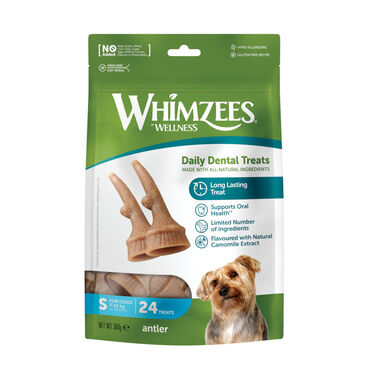 Whimzees Snacks Dentales Astas para perros pequeños