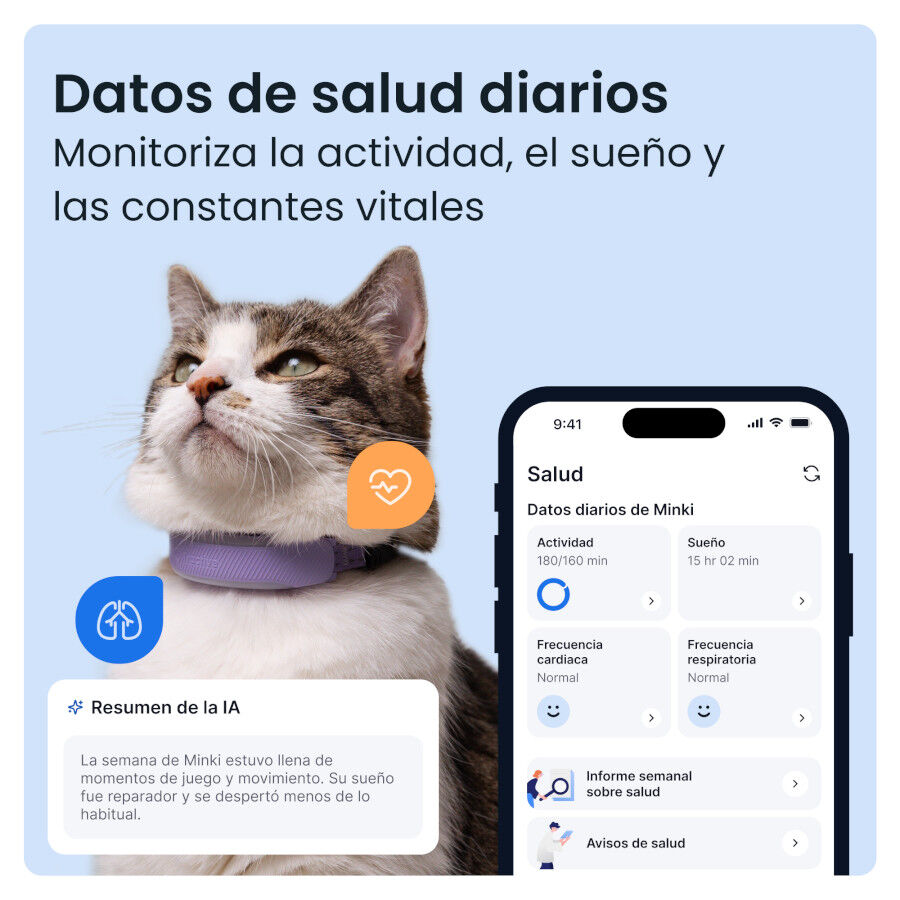 Tractive Cat 6 Mini Lavanda GPS para gatos, , large Imagen numero 5