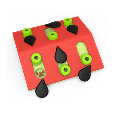 Outward Hound Catstages Puzzle & Play Melon Madness Juguete de Inteligencia para gatos