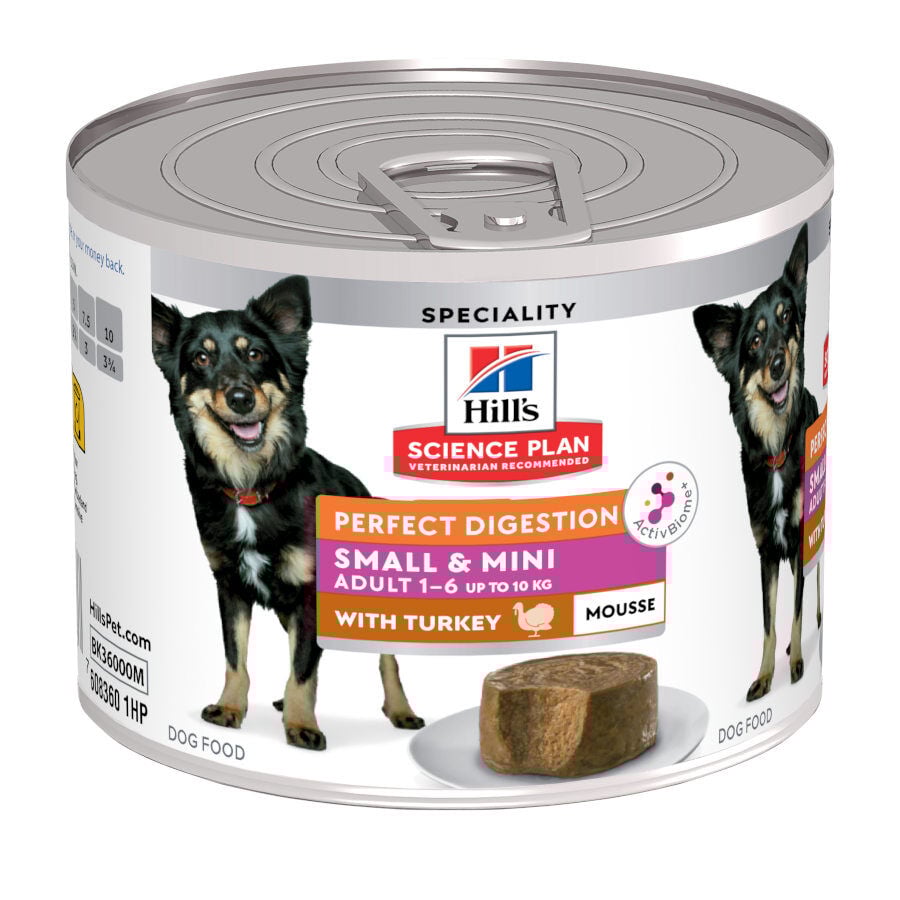 Hill&#039;s Science Plan Adult Small y Mini Perfect Digestion Mousse de Pavo lata para perros thumbnail