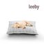 Leeby Cama gris con ovejitas desenfundable para cachorros, , large indicador imagen numero 2