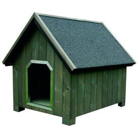 TK-Pet Alpine Caseta de Madera Gris para perros
