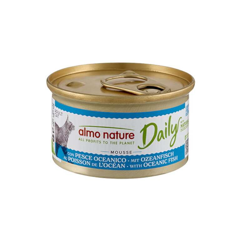 85 g Almo Nature Daily Menu paté Pescado del Océano lata para gatos ,  Imagen numero 1 85 g Almo Nature Daily Menu paté Pescado del Océano lata para gatos , , large Imagen numero 1