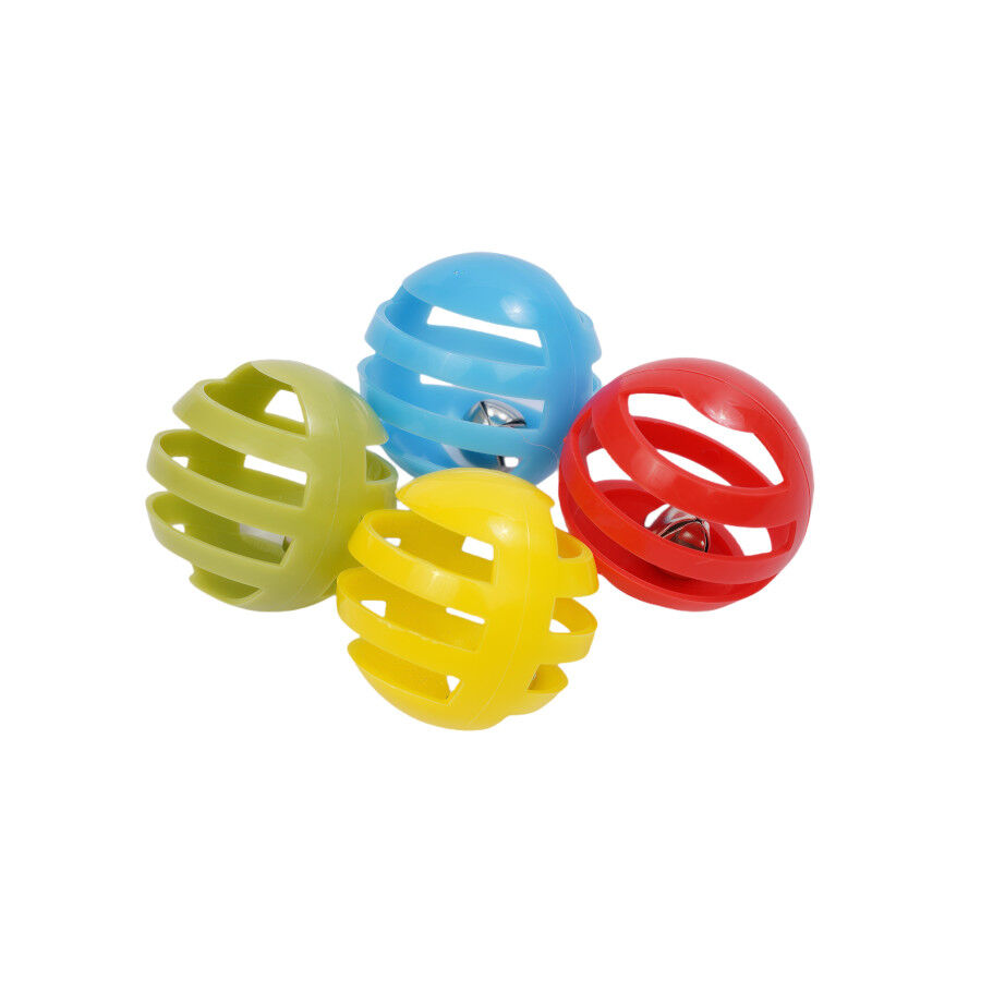 Tootoy! Pelota con Cascabel Colores Variados para gatos, , large Imagen numero 4