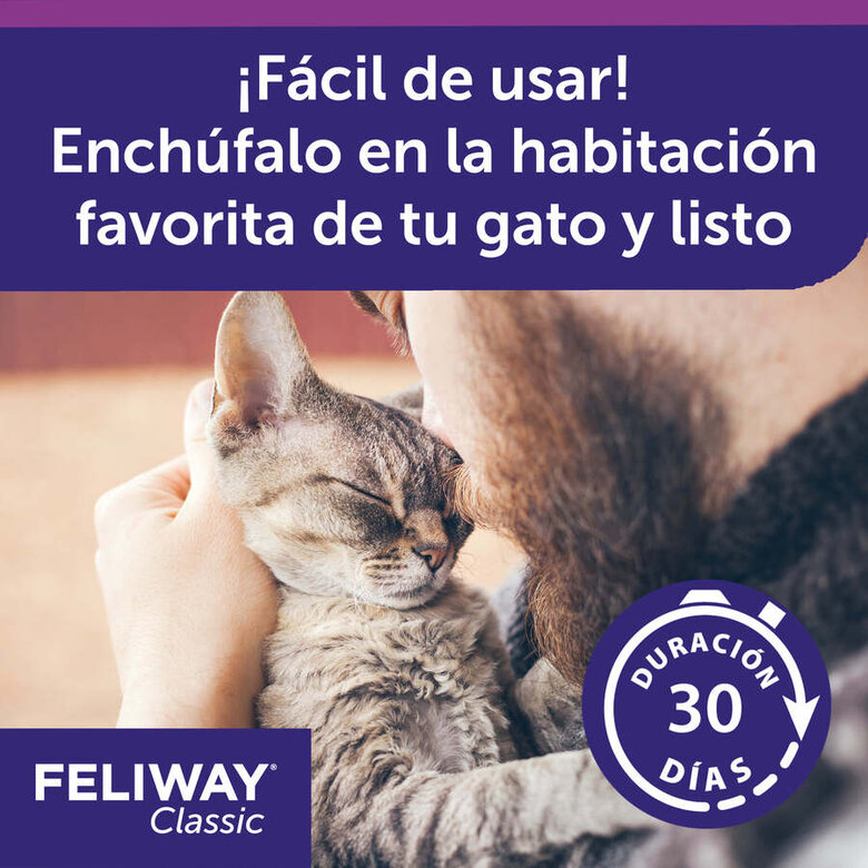 Feliway Classic Difusor y/o Recambio Tranquilizante para gatos, , large image number null