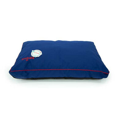 Ombala Woof azul viscoleástica cama para perros