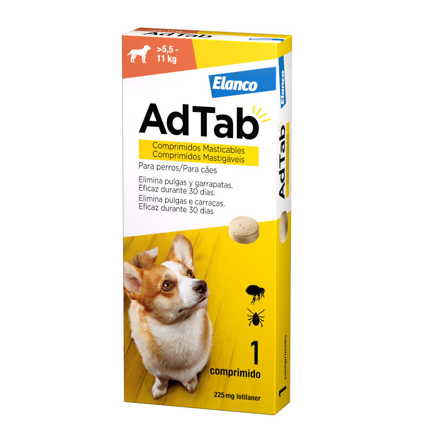 AdTab Comprimidos Masticables Antiparasitarios para perros