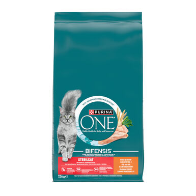 One Bifensis Esterilizado Pollo pienso para gatos