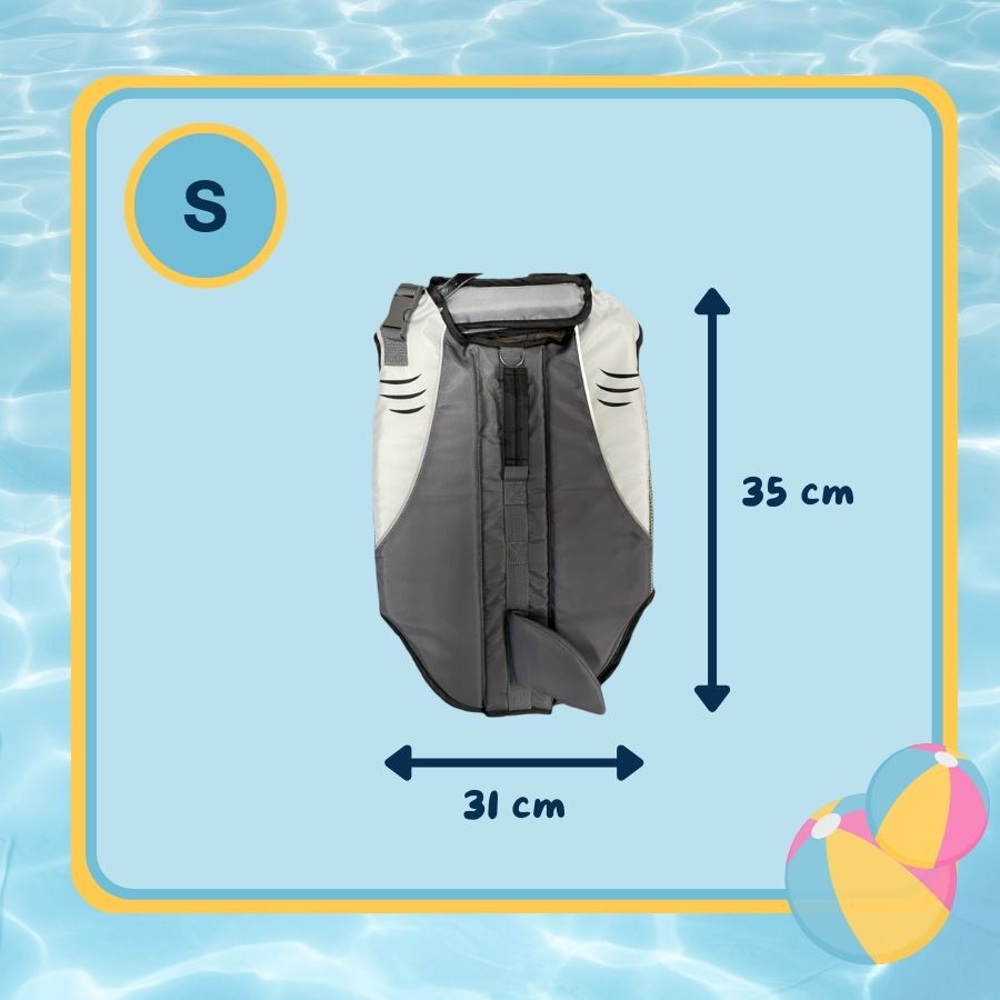 Summer Vibes Tibur&oacute;n Chaleco Salvavidas para perros, , large Imagen numero 5