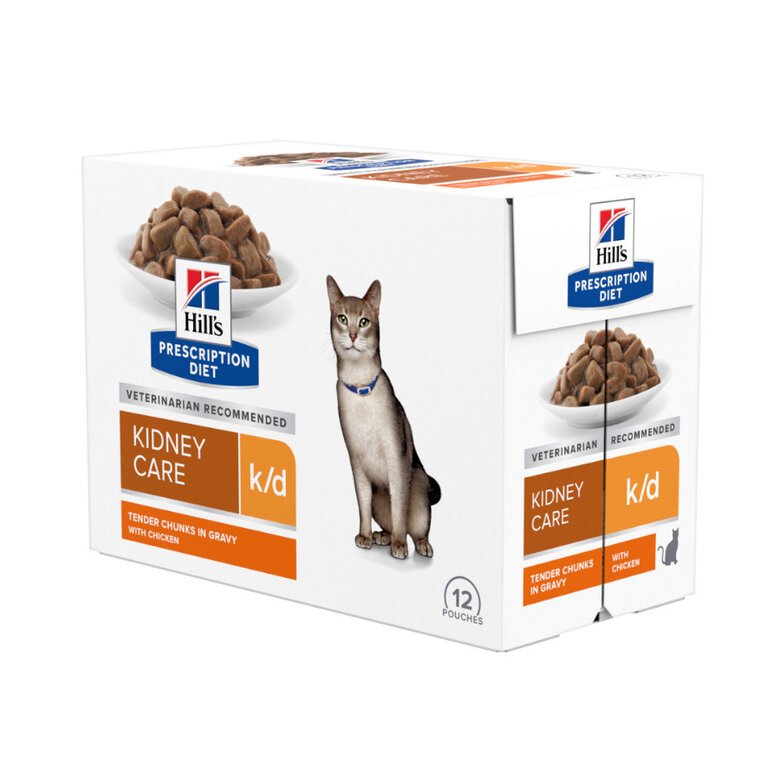Hill's Prescription Diet Kidney Care Pollo sobre para gatos, , large image number null