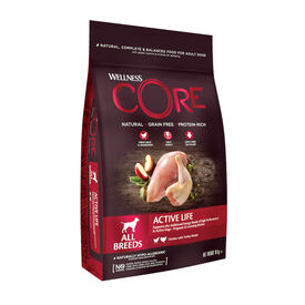 Wellness Core Active Life Pollo con Pavo pienso para perros