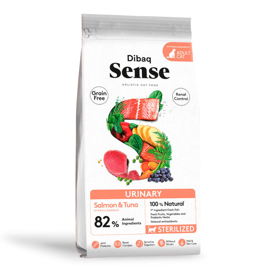 Dibaq Sense Urinary Grain Free Adult Salmón y Atún pienso para gatos
